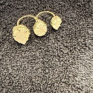 Kendra Scott Gold Triple Cluster Ring